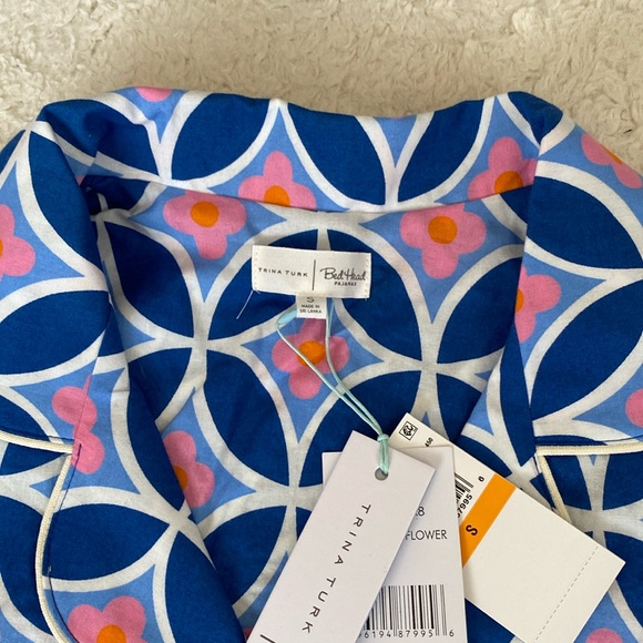 ❤️ Bed Head Classic Shorty PJ Pajama Two-Piece Set Size Small NWT